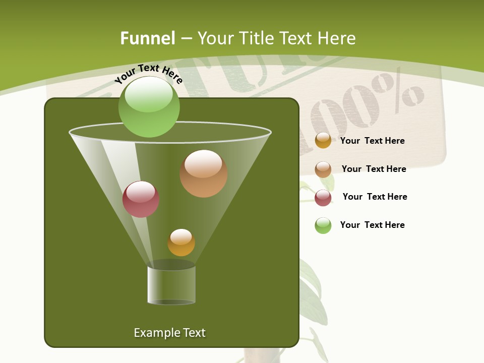 Food Message Environmental PowerPoint Template