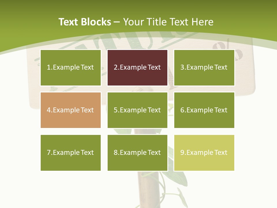 Food Message Environmental PowerPoint Template