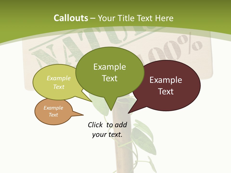 Food Message Environmental PowerPoint Template