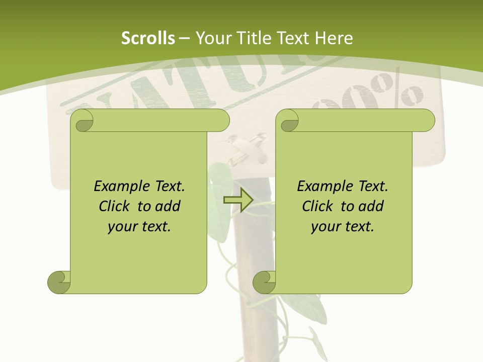 Food Message Environmental PowerPoint Template