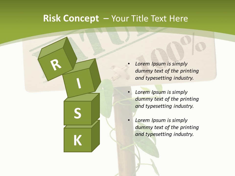 Food Message Environmental PowerPoint Template