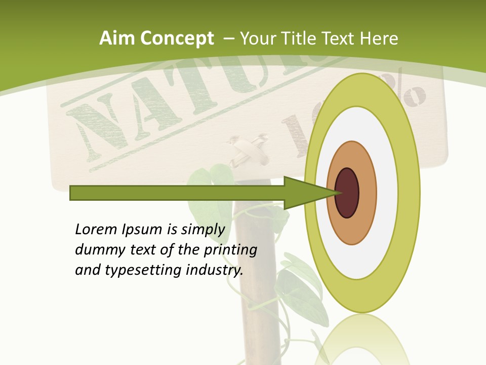 Food Message Environmental PowerPoint Template