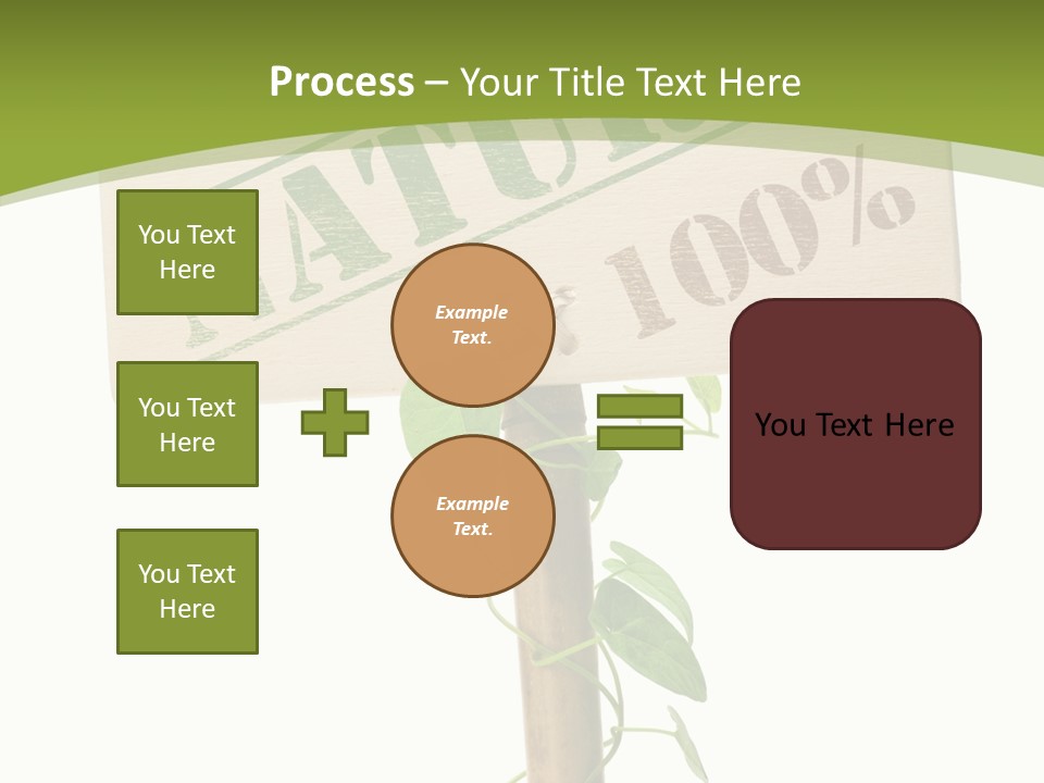 Food Message Environmental PowerPoint Template