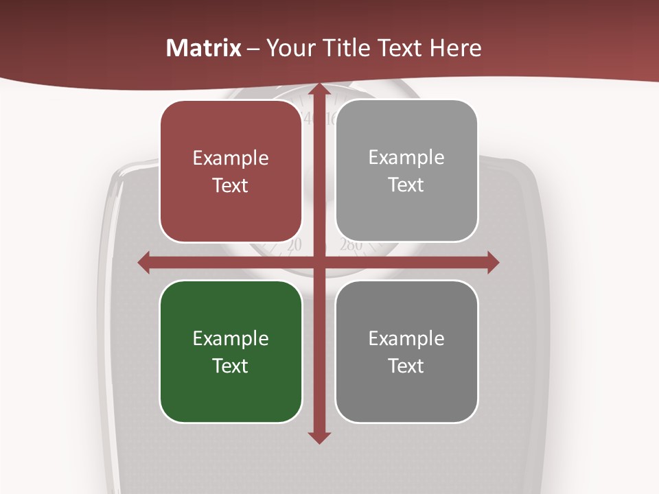 Healthy Nobody Weight PowerPoint Template