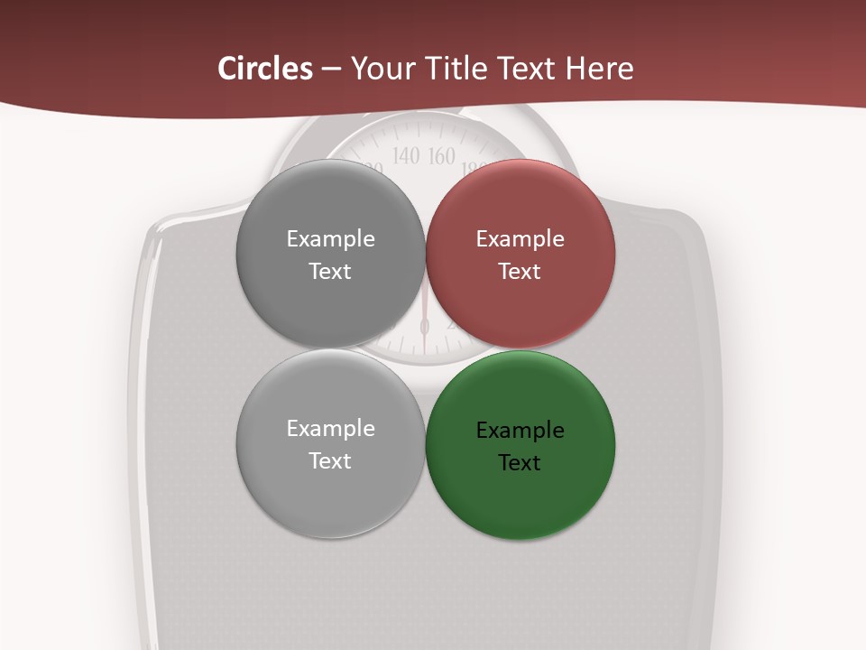 Healthy Nobody Weight PowerPoint Template