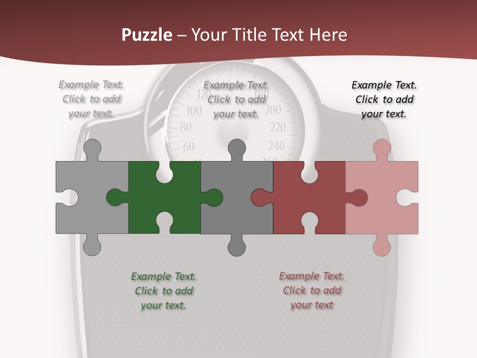 Healthy Nobody Weight PowerPoint Template