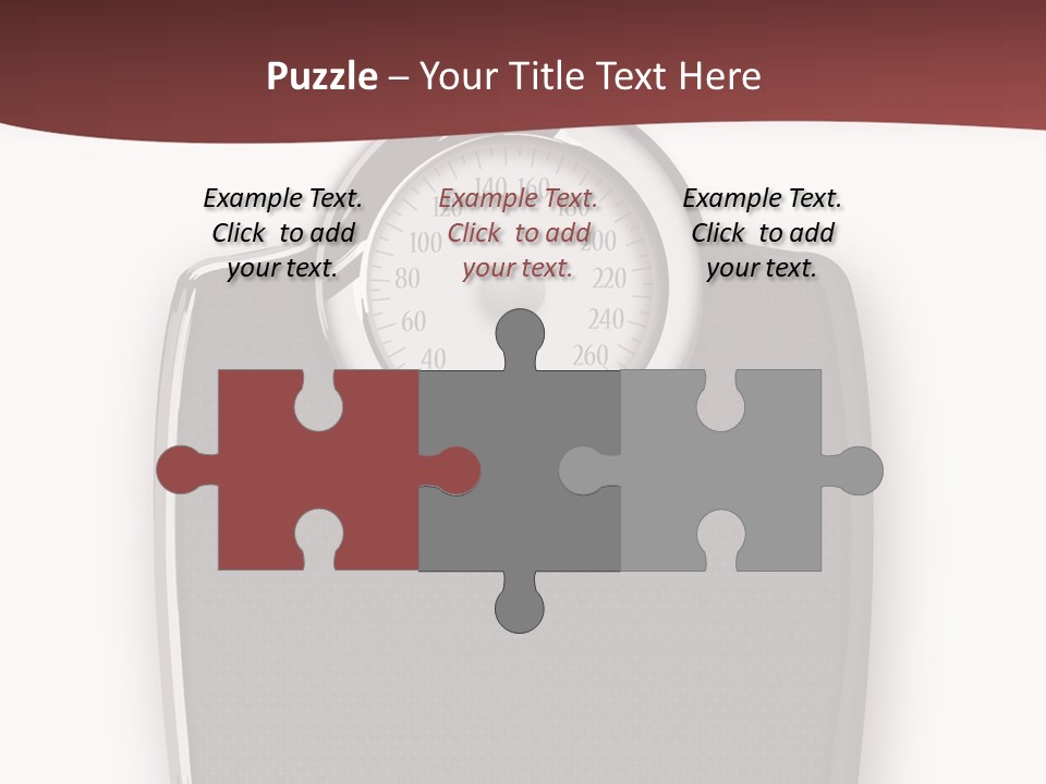 Healthy Nobody Weight PowerPoint Template