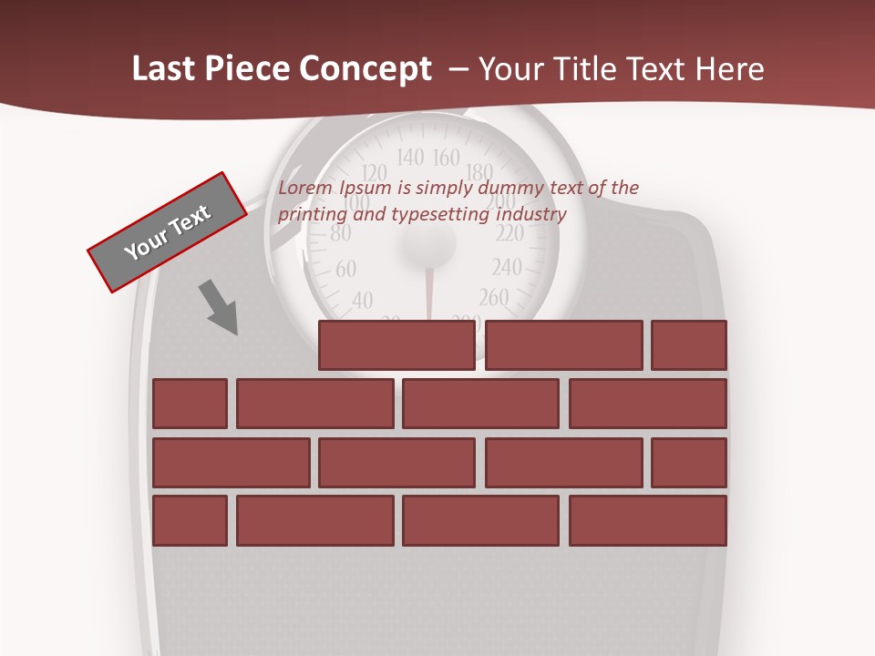 Healthy Nobody Weight PowerPoint Template