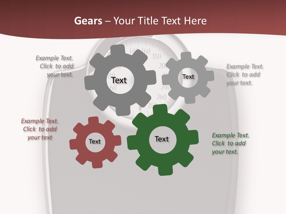 Healthy Nobody Weight PowerPoint Template
