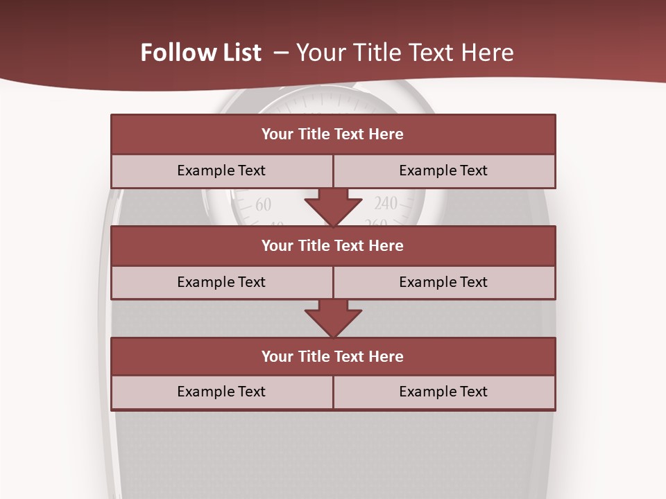 Healthy Nobody Weight PowerPoint Template