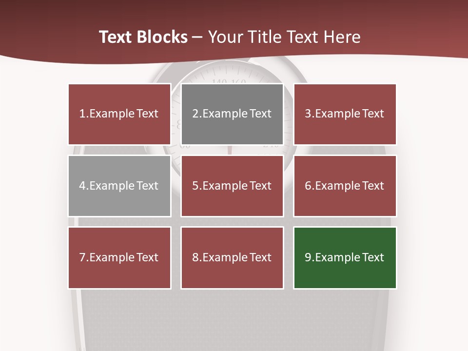 Healthy Nobody Weight PowerPoint Template