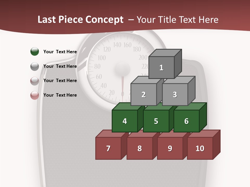 Healthy Nobody Weight PowerPoint Template