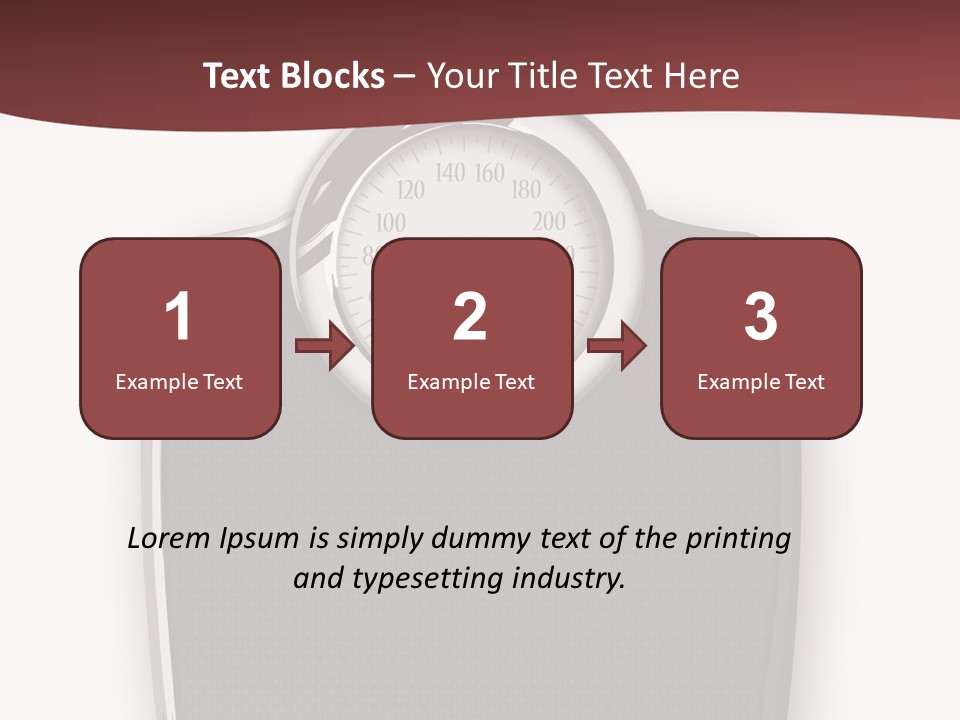 Healthy Nobody Weight PowerPoint Template