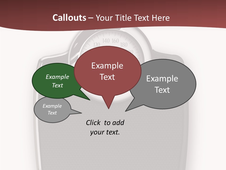 Healthy Nobody Weight PowerPoint Template