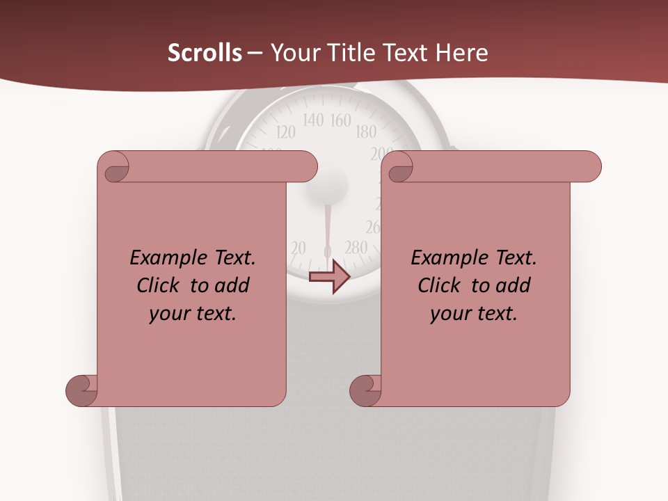 Healthy Nobody Weight PowerPoint Template