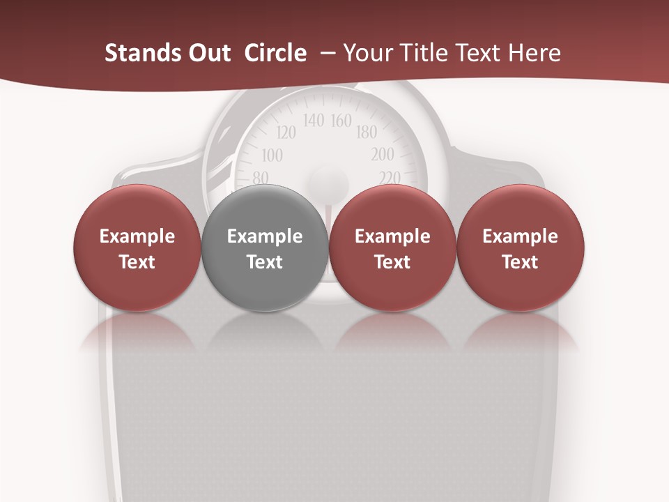 Healthy Nobody Weight PowerPoint Template