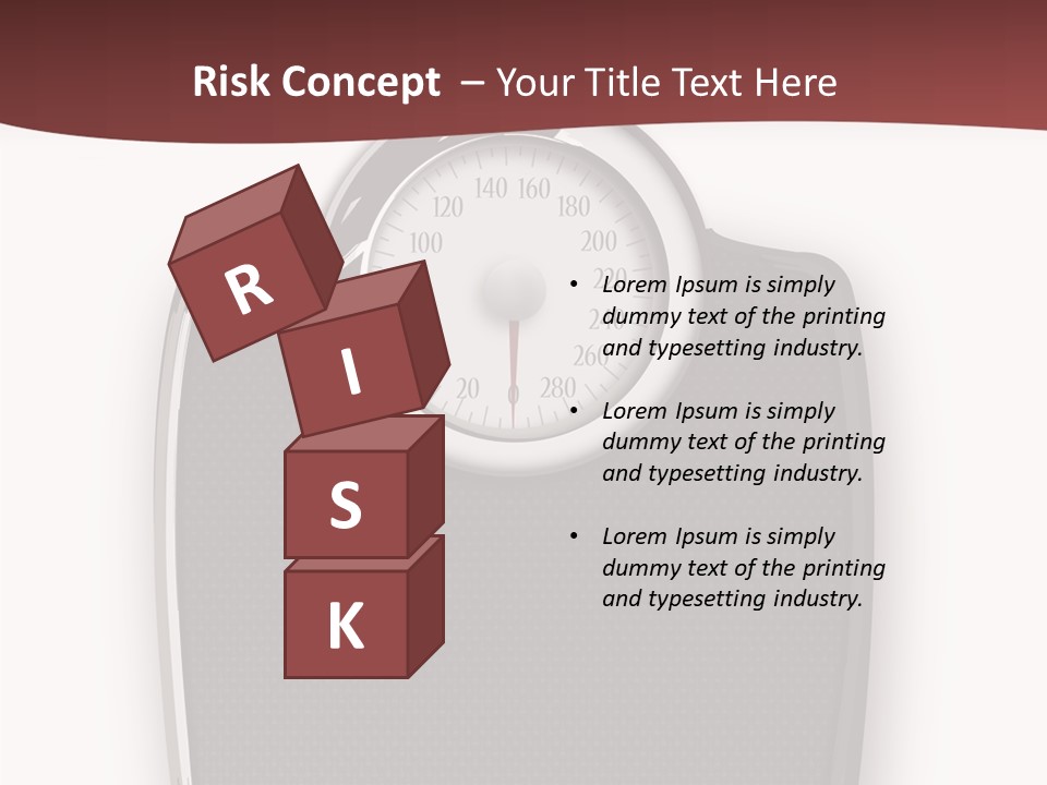 Healthy Nobody Weight PowerPoint Template