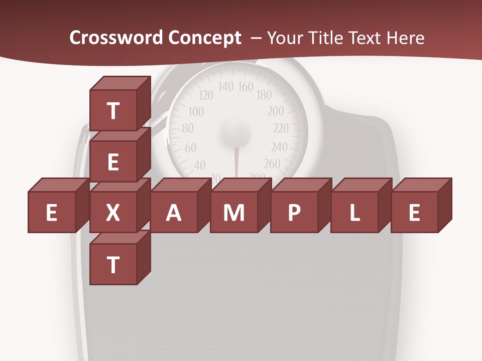 Healthy Nobody Weight PowerPoint Template