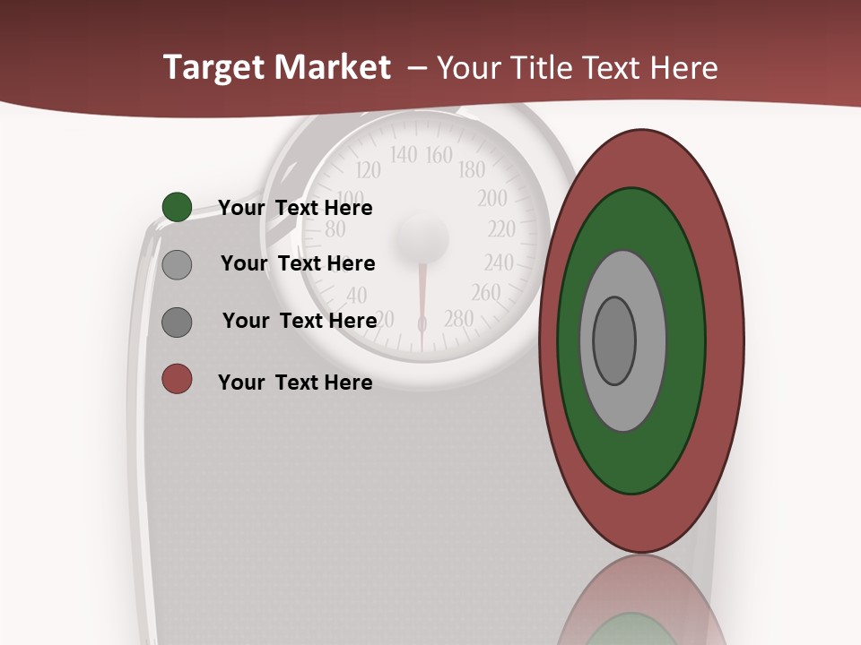 Healthy Nobody Weight PowerPoint Template