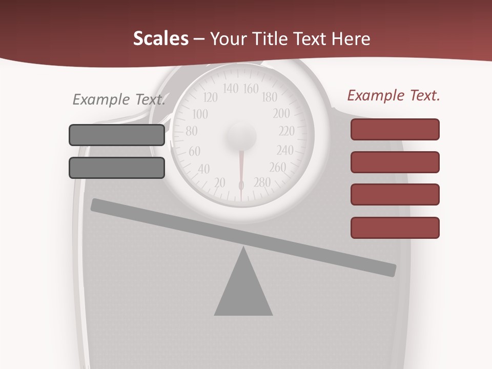 Healthy Nobody Weight PowerPoint Template