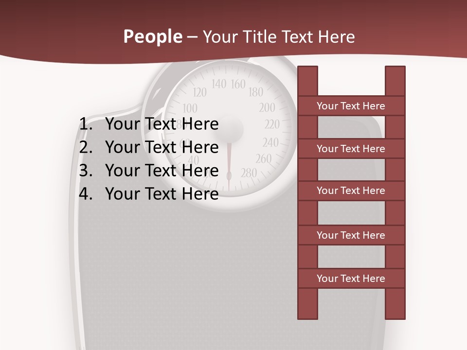 Healthy Nobody Weight PowerPoint Template