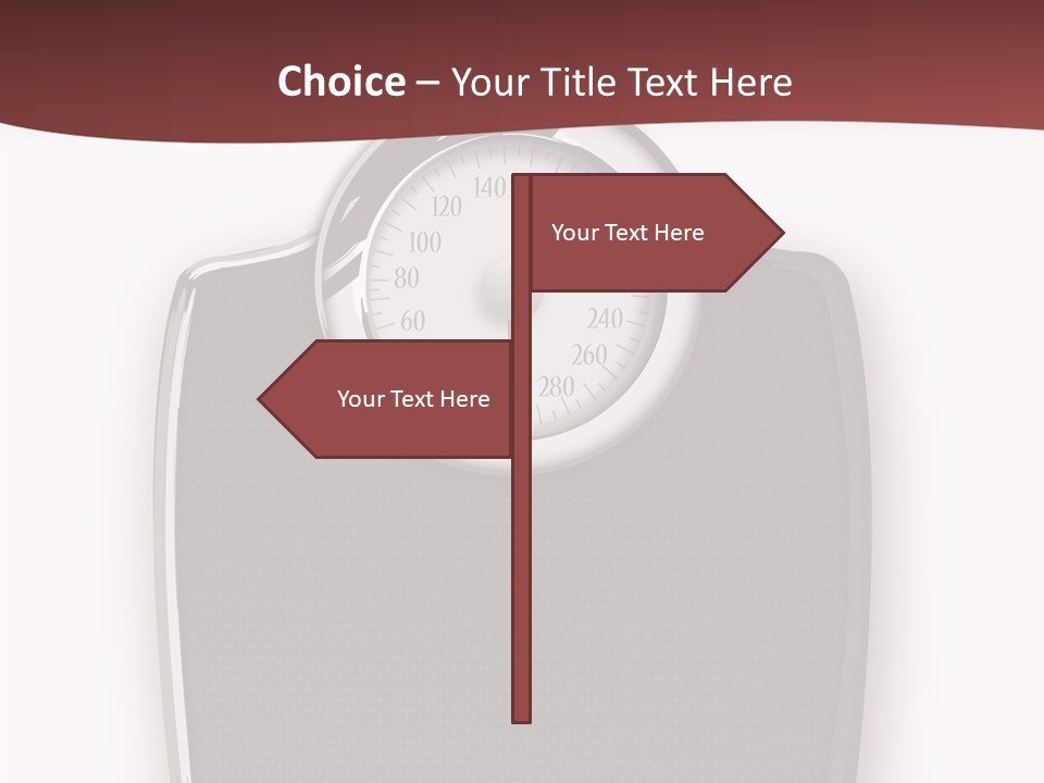 Healthy Nobody Weight PowerPoint Template