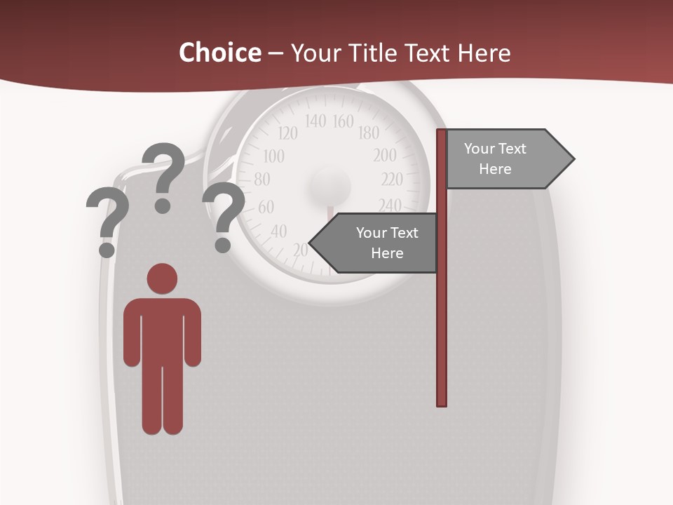 Healthy Nobody Weight PowerPoint Template