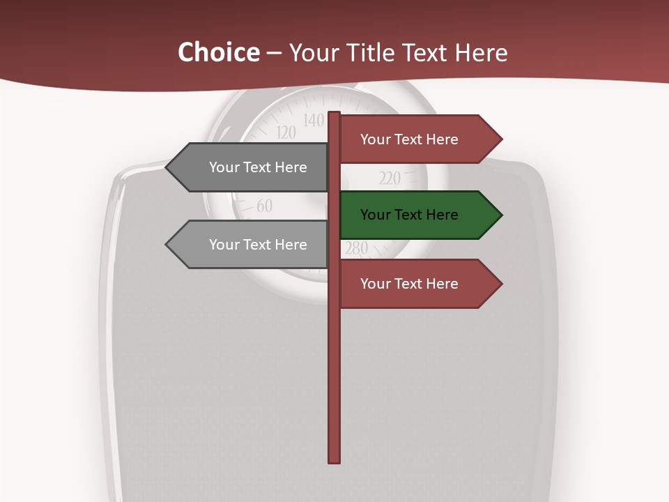 Healthy Nobody Weight PowerPoint Template