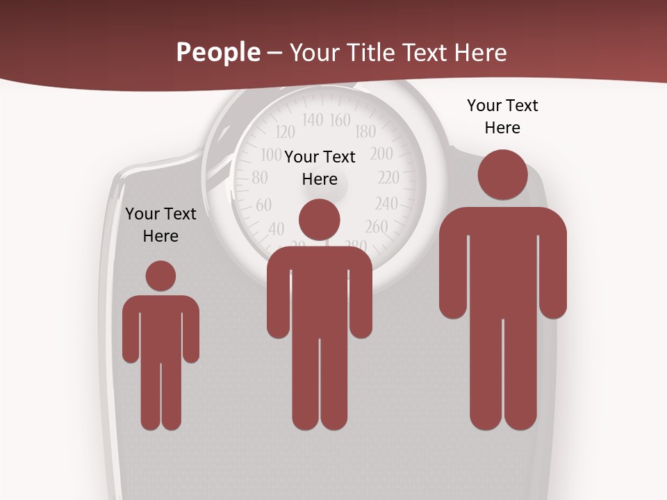 Healthy Nobody Weight PowerPoint Template