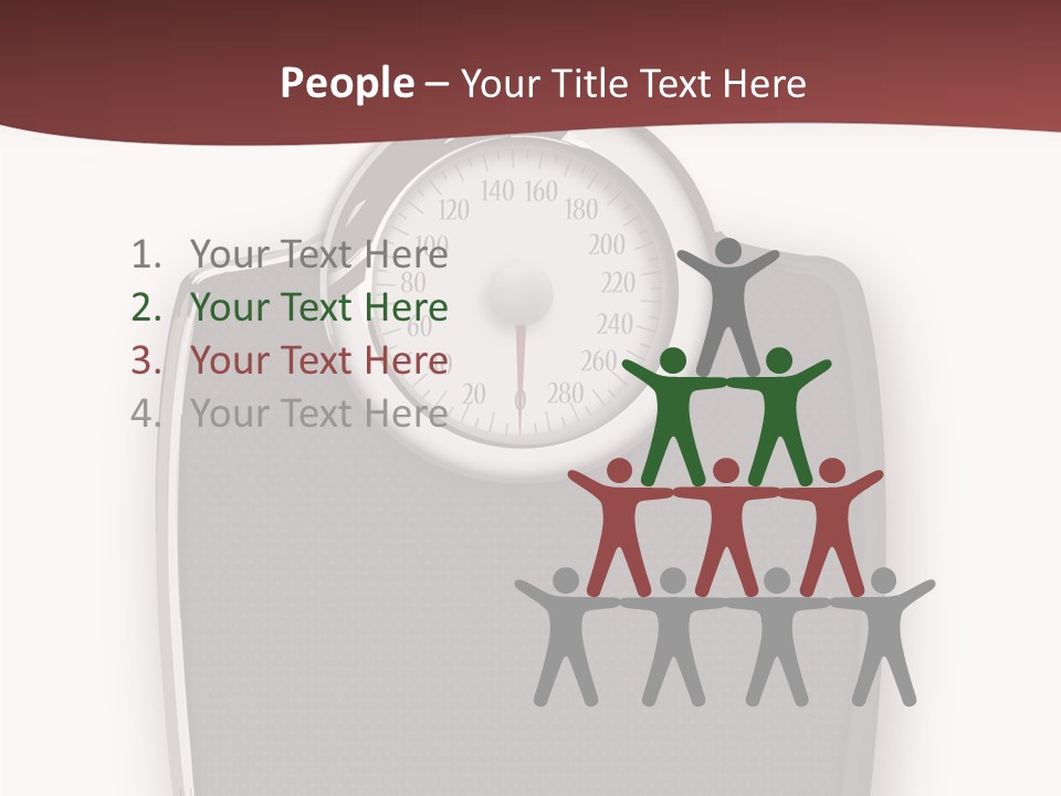 Healthy Nobody Weight PowerPoint Template