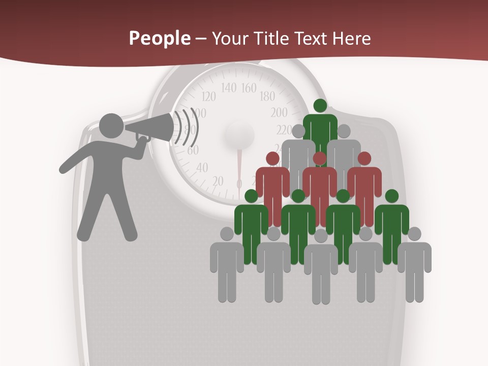 Healthy Nobody Weight PowerPoint Template