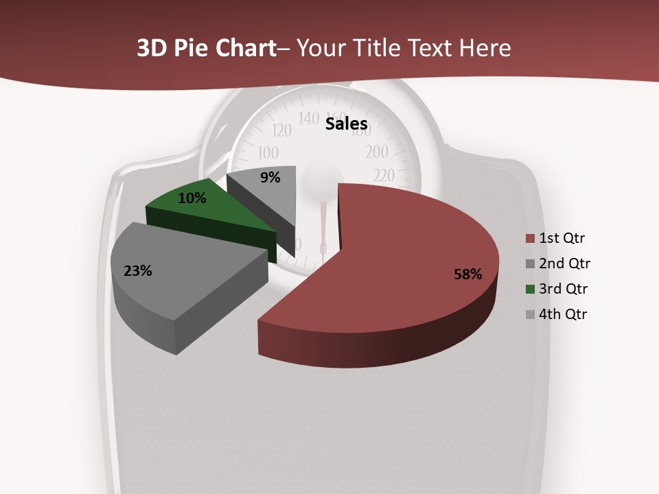 Healthy Nobody Weight PowerPoint Template