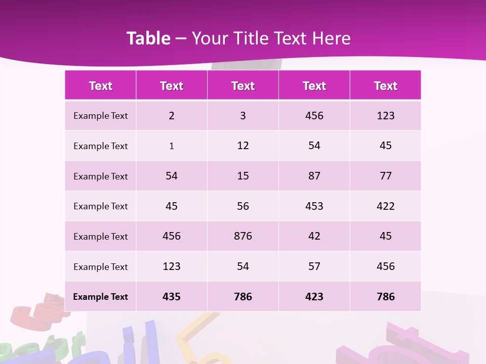 Exchange Stats Fail PowerPoint Template