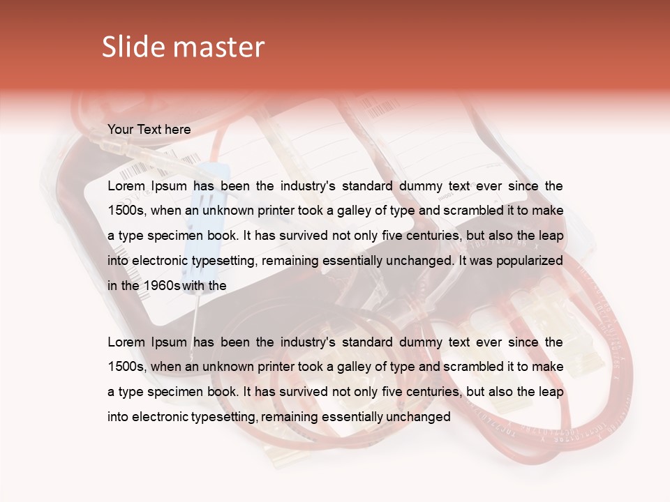 Transfuse Healthcare Systems PowerPoint Template