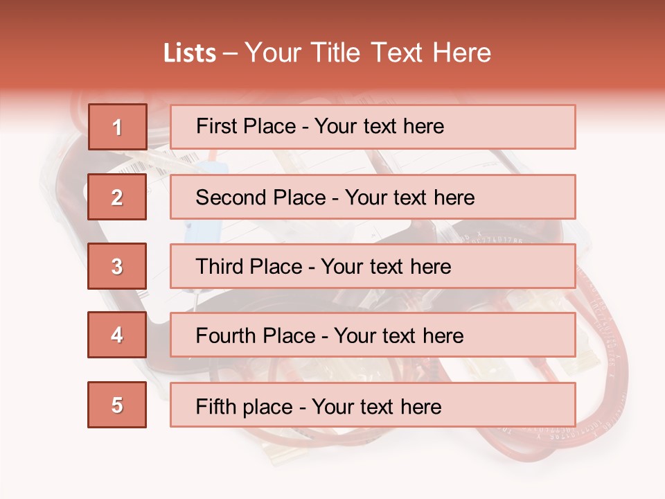 Transfuse Healthcare Systems PowerPoint Template