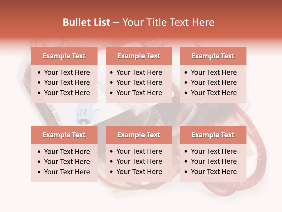 Transfuse Healthcare Systems PowerPoint Template