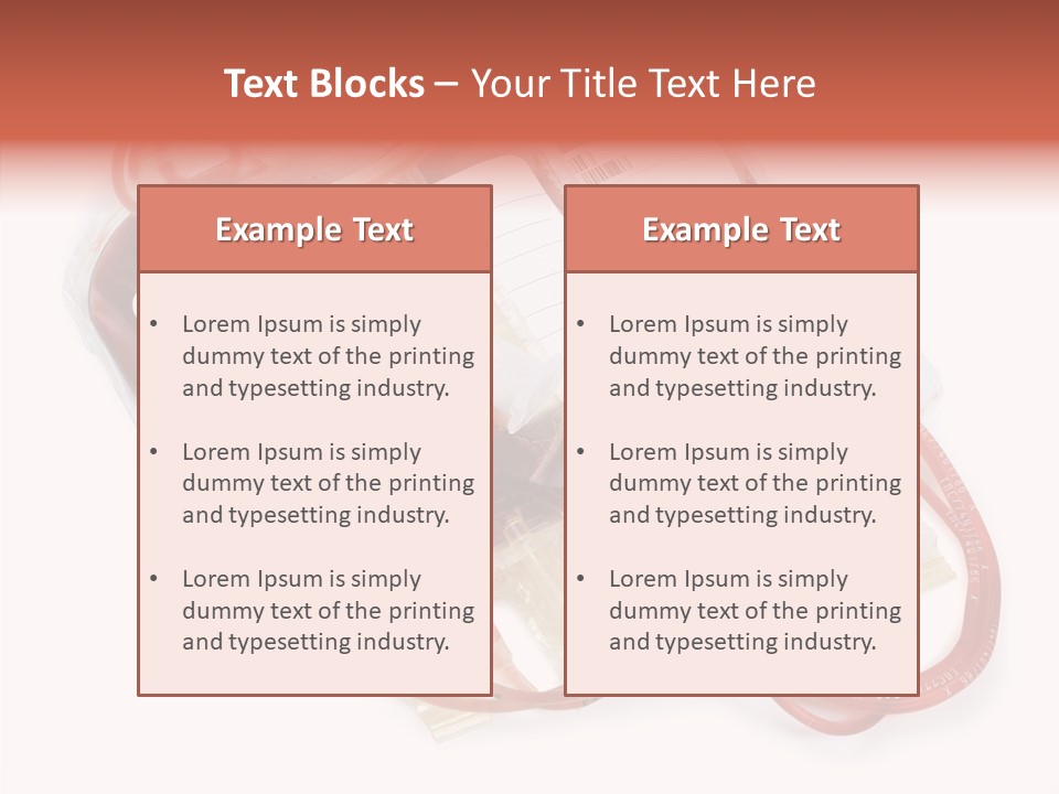 Transfuse Healthcare Systems PowerPoint Template