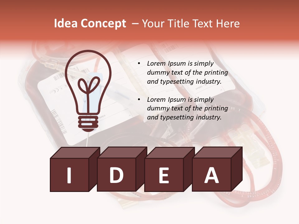 Transfuse Healthcare Systems PowerPoint Template