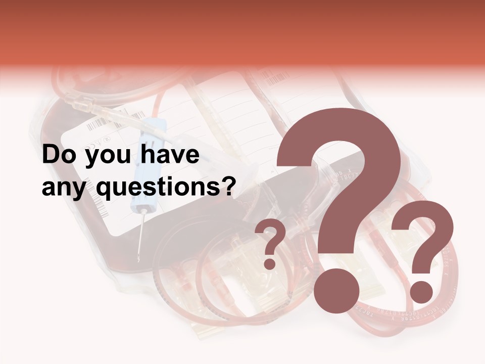 Transfuse Healthcare Systems PowerPoint Template