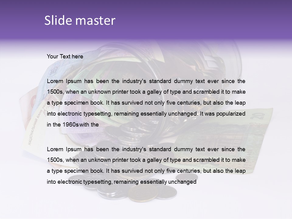 Note Jar Economies PowerPoint Template