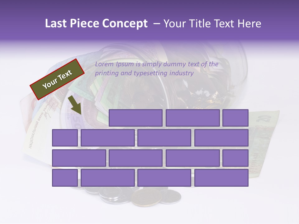 Note Jar Economies PowerPoint Template