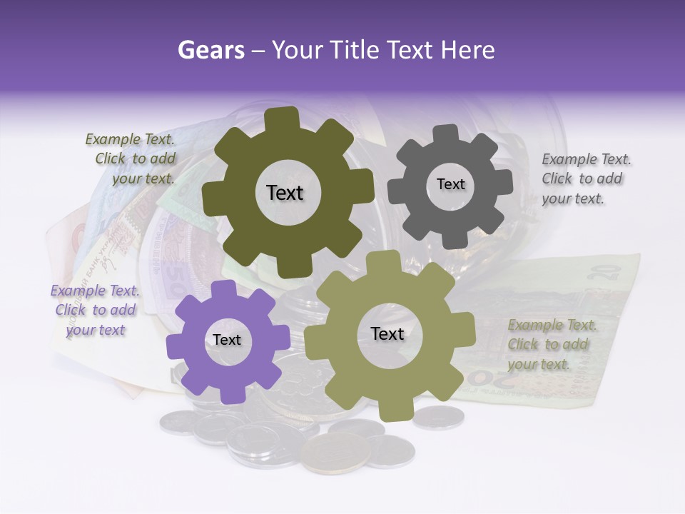 Note Jar Economies PowerPoint Template