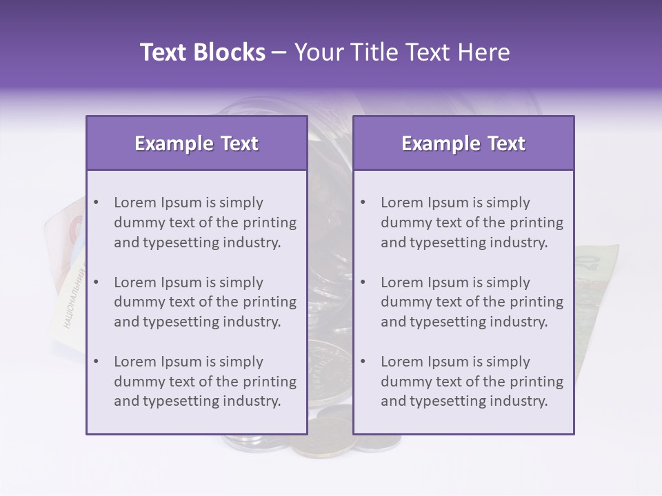 Note Jar Economies PowerPoint Template