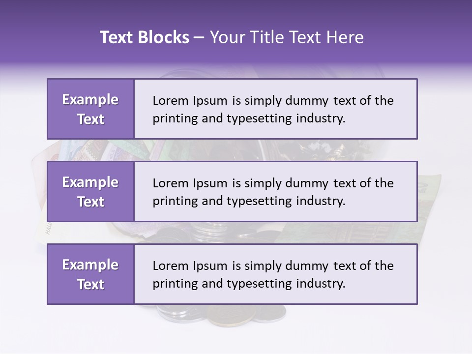 Note Jar Economies PowerPoint Template