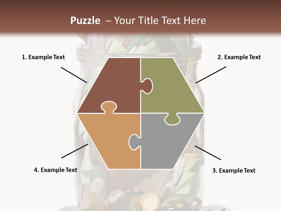 Glass Banknote Hryvnia PowerPoint Template