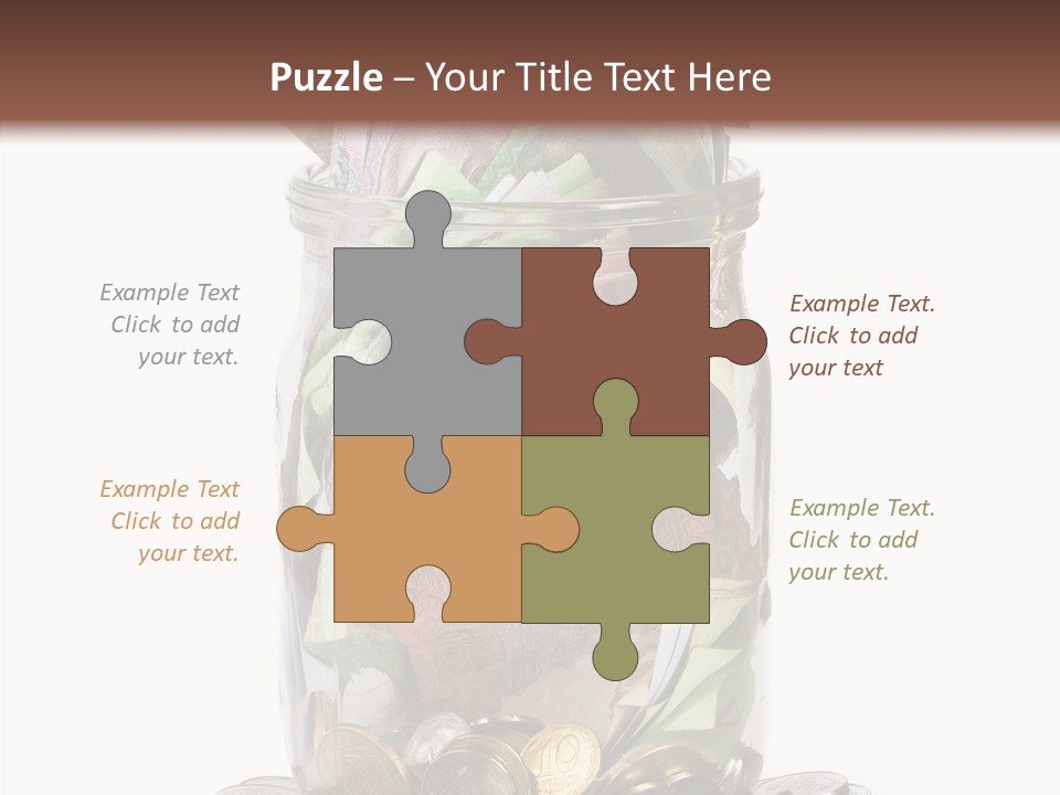 Glass Banknote Hryvnia PowerPoint Template