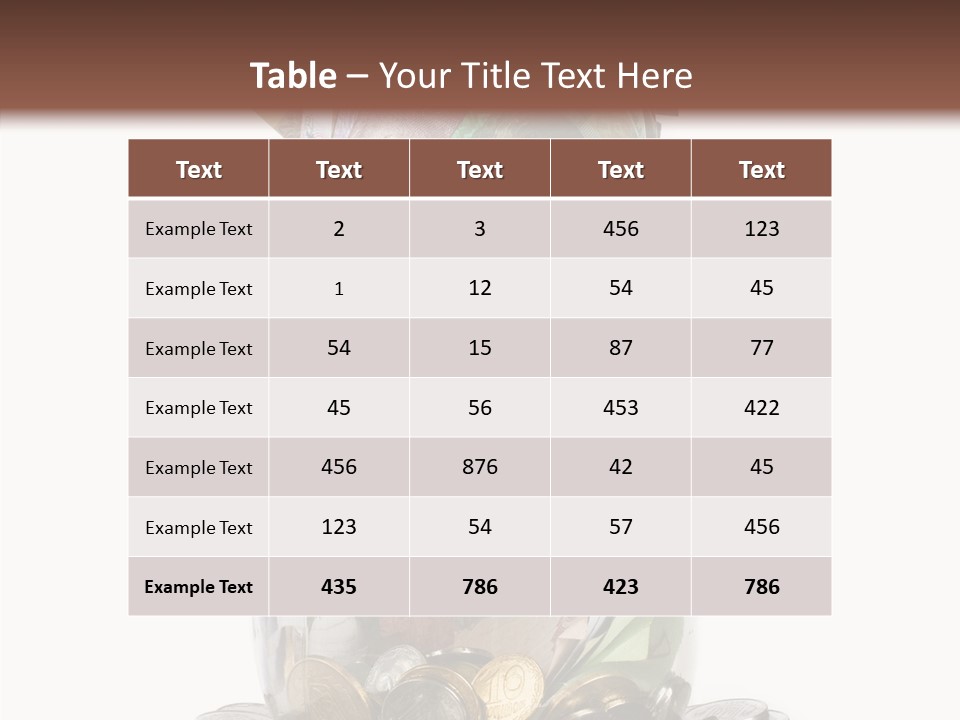 Glass Banknote Hryvnia PowerPoint Template