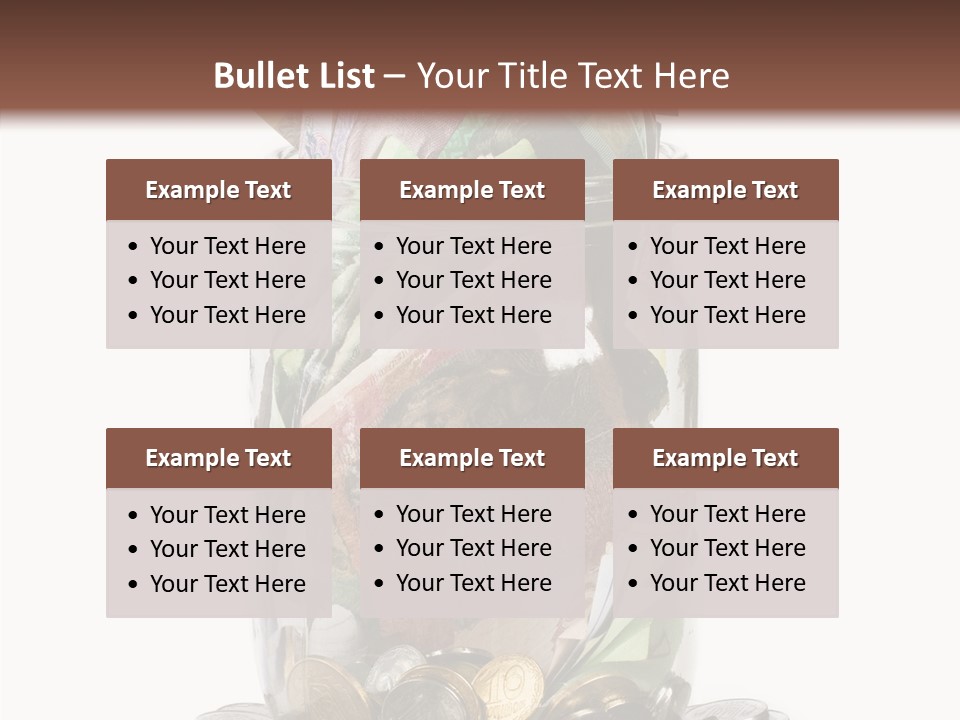 Glass Banknote Hryvnia PowerPoint Template