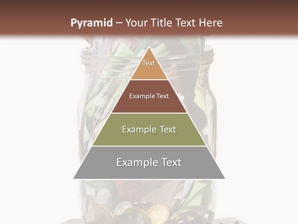 Glass Banknote Hryvnia PowerPoint Template