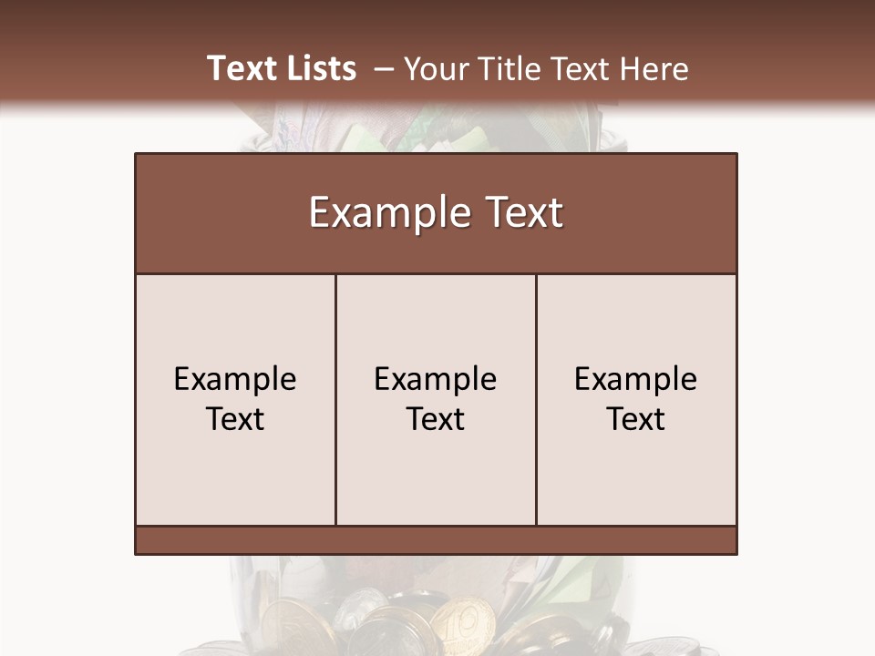 Glass Banknote Hryvnia PowerPoint Template